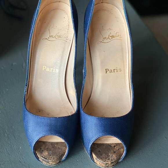 Louboutin peep toe heels - Picture 4 of 7